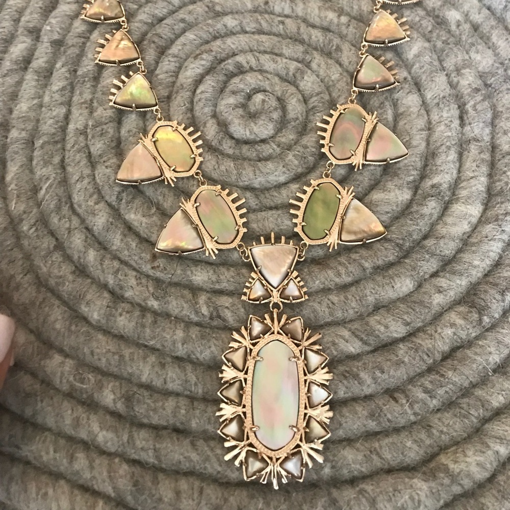 Kendra Scott Rose Gold Statement Necklace